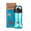 Botella Tritán 350ml Jirafa Turquesa