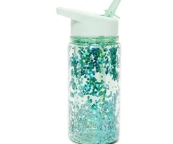 Botella Tritán Purpurina Green Lily Personalizable