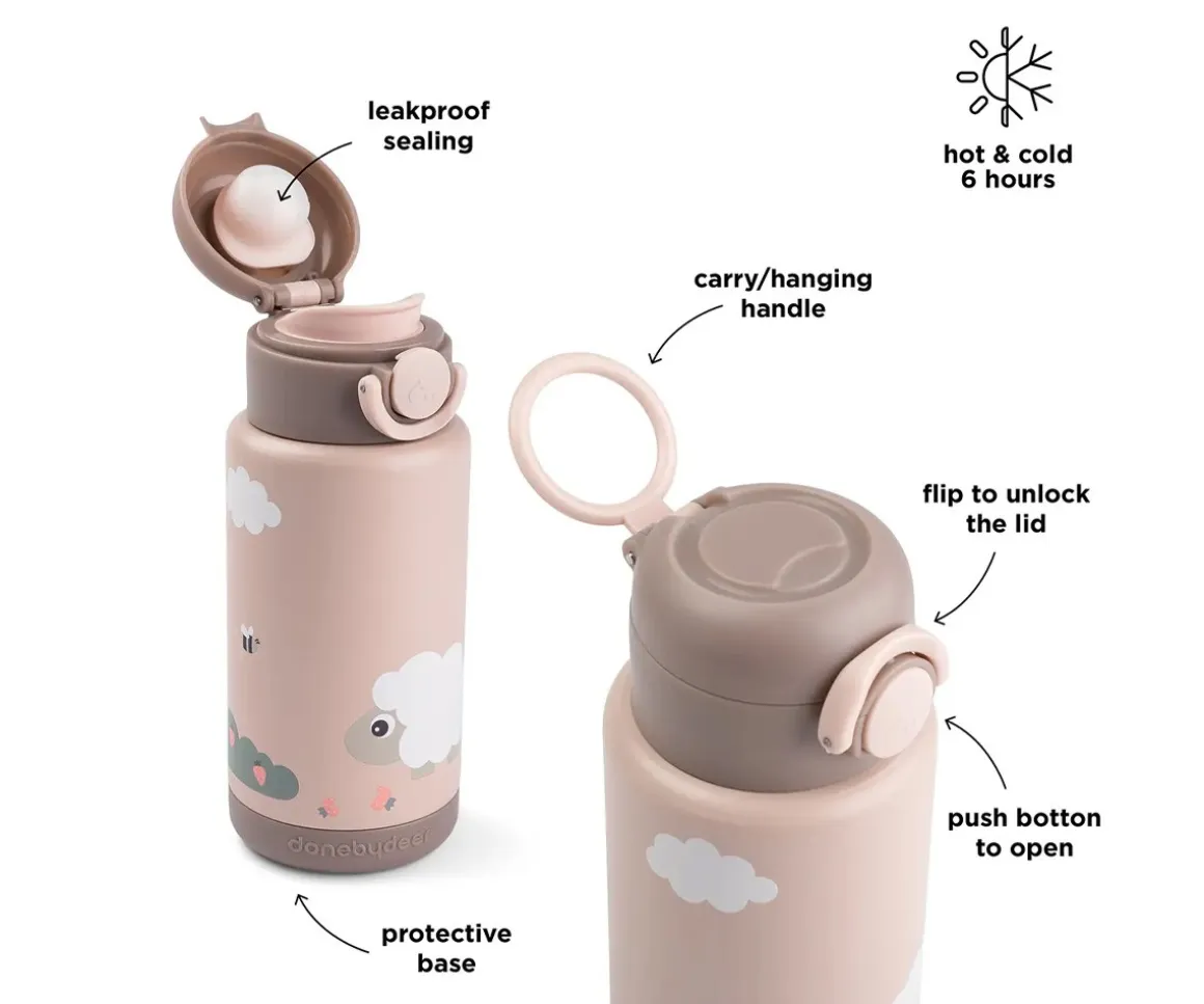 Botella Térmica Tiny Farm Powder 340 ml