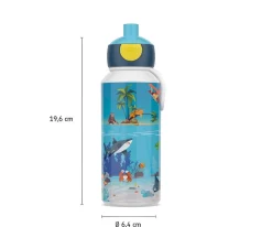 Botellas Campus Pop-Up Tropical Ocean 400 ml