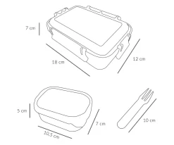 Caja Almuerzo Bento Magical Forest
