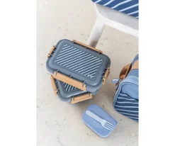Caja Almuerzo Bento Stripes Blue