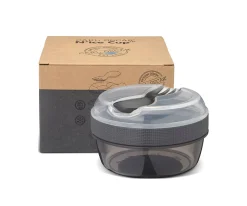 Caja Almuerzo con Tapa Refrigerante N'ice Cup Grey
