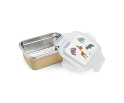 Caja Almuerzo de Metal Deer Friends Mustard