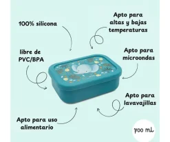 Caja Almuerzo de Silicona Elefante