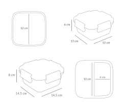 Caja Almuerzo Grande Geometric Nature