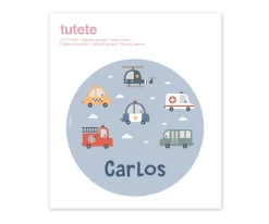 Caja Almuerzo Personalizada Midi Campus Cool Blue City Cars