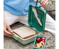 Caja Almuerzo Snacky Verde Forest