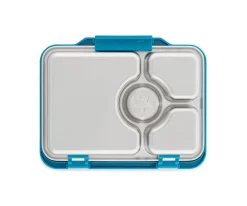 Caja Almuerzo Yumbox Pret Acero Normandy Blue 4 Compartimentos