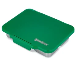 Caja Almuerzo Yumbox Pret Acero Verde 4 Compartimentos