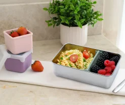Caja Bento de Acero Inoxidable Pink