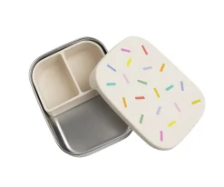 Caja de Almuerzo Acero con Separador Extraíble Confetti