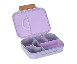 Caja de Almuerzo Compartimentos Bento Heart Lilac