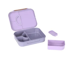Caja de Almuerzo Compartimentos Bento Heart Lilac