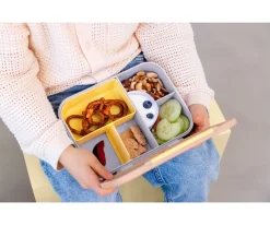 Caja de Almuerzo Compartimentos Bento Pattern Party Rose/Lilac