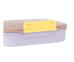 Caja de Almuerzo Compartimentos Bento Pattern Party Rose/Lilac