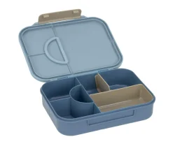 Caja de Almuerzo Compartimentos Bento Pattern Party Blue/Green