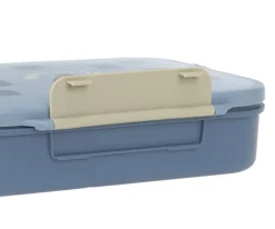 Caja de Almuerzo Compartimentos Bento Pattern Party Blue/Green