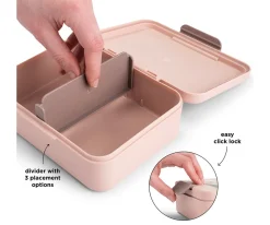 Caja de Almuerzo con Divisor Tiny Farm Powder