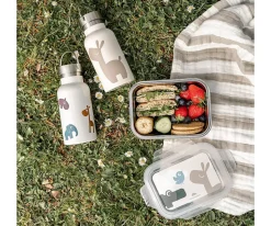 Caja de Almuerzo de Acero Lalee/Croco Sand