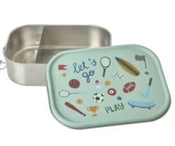 Caja de Almuerzo Grande de Acero Sports Verde