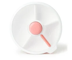 Caja de Almuerzo Grande Snack Spinner Slide con Hoja Pegatinas Macaron Blue