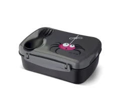 Caja de Almuerzo N'ice Box Kids Araña Grey