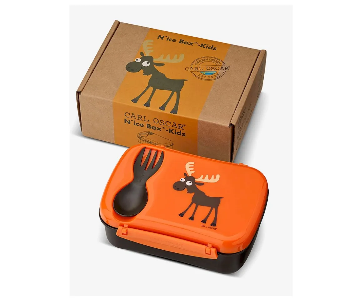 Caja de Almuerzo N'ice Box Kids Reno Naranja