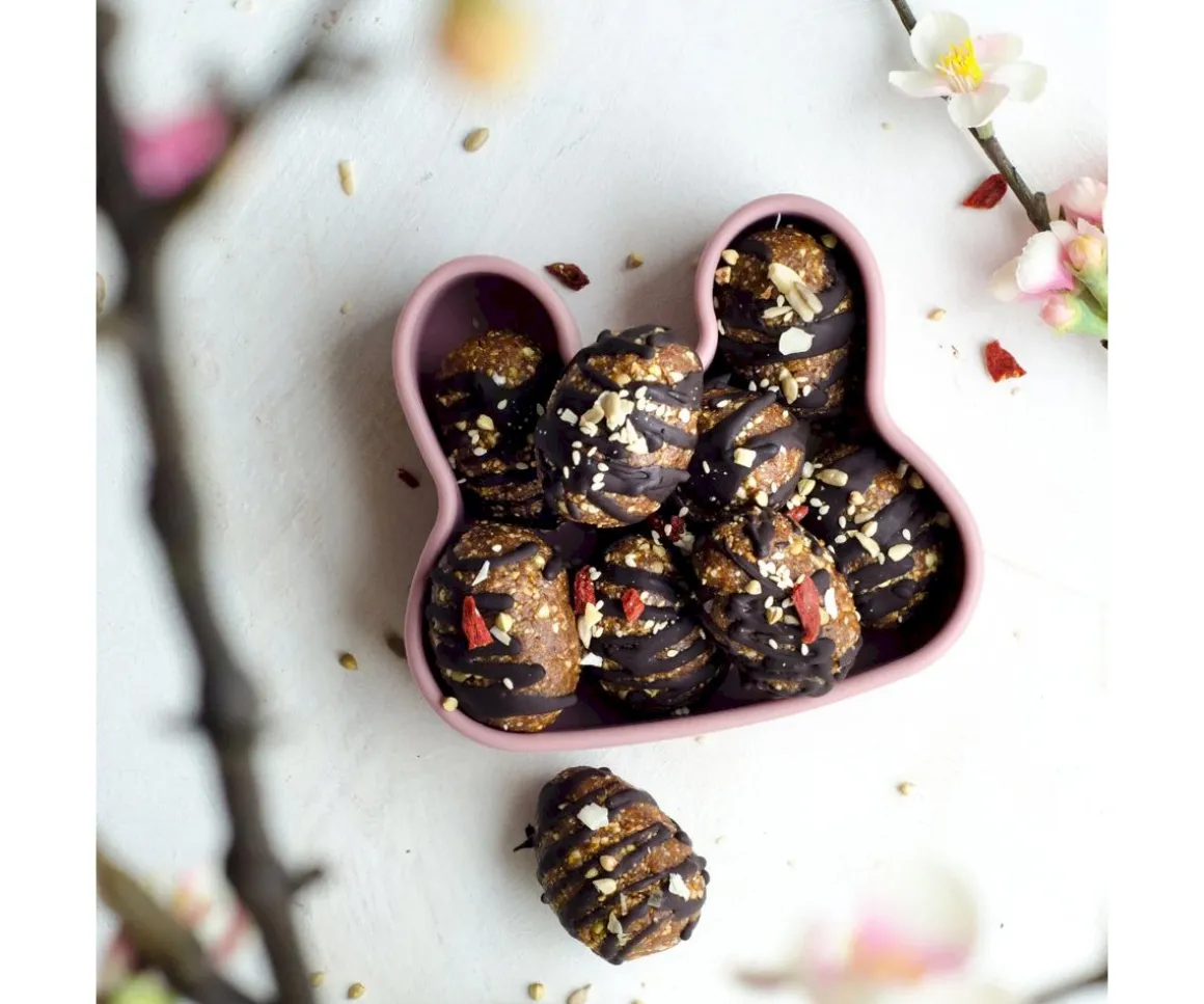 Caja de Almuerzo Snackie® Bunny Dusty Rose