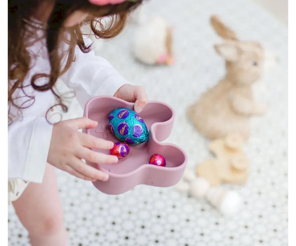 Caja de Almuerzo Snackie® Bunny Dusty Rose