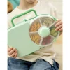 Caja de Almuerzo Spinner 2 in 1 Lunchox Sage Green