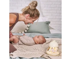 Caja de Música Carrusel con Lámpara Chicklet Amarillo