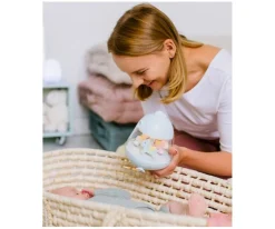 Caja de Música Carrusel con Lámpara Chicklet Azul