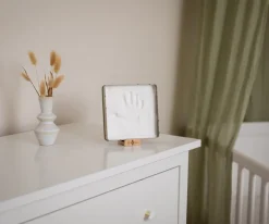 Caja Huella de Bebé Cuadrada Jolis Coeurs