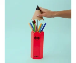 Caja para Lápices Naranja