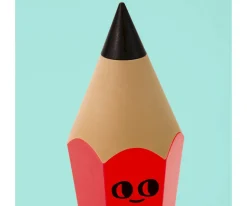 Caja para Lápices Naranja