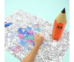 Caja para Lápices Naranja