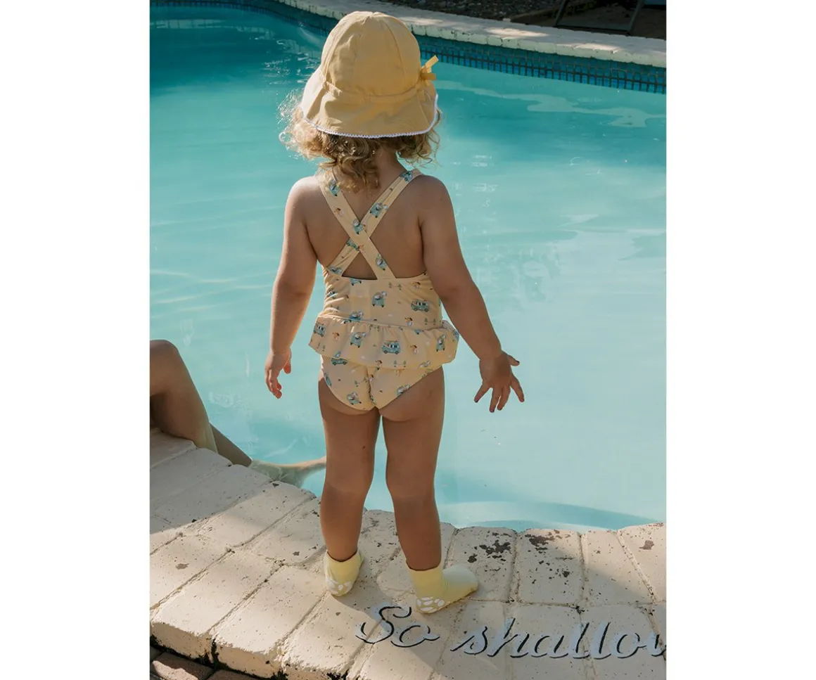 Calcetines Piscina Amarillo