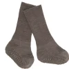 Calcetines Suela Antideslizante Lana Merino Brown Melange