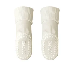 Calcetines Suela Antideslizante Bambú Blanco Roto