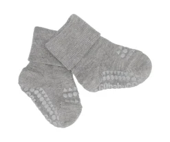 Calcetines Suela Antideslizante Bambú Gris Claro