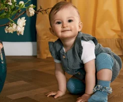 Calcetines Suela Antideslizante Bambú Liberty Off White