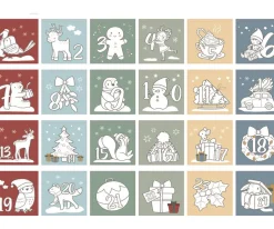 Calendario para Pintar Cuenta Atrás Navidad