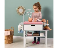 Cambiador de Muñecas Viola Gris/Blanco