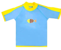 Camiseta Manga Corta Protección Solar Peces