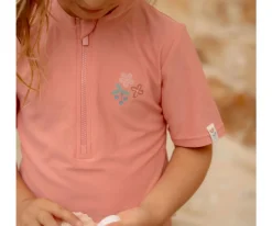 Camiseta Protección Solar Sunny Flowers carmín