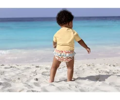 Camiseta Protección Solar Manga Corta Waves Peach