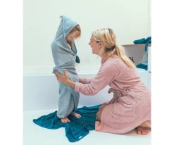 Capa / Toalla de Baño Timboo Grande Misty Rose Personalizable