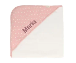 Capa Baño Tutete Leaves Pink Personalizable