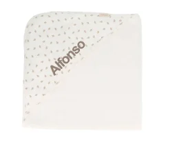 Capa Baño Tutete Leaves White Personalizable